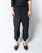 Load image into Gallery viewer, FW18 Velvet Stripe Silk Jogger