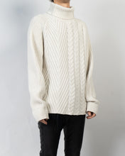 Load image into Gallery viewer, FW19 Ivory Oversized Turtleneck Knit Sample