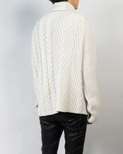 Load image into Gallery viewer, FW19 Ivory Oversized Turtleneck Knit Sample