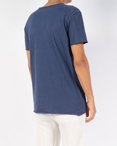 FW15 Blue Raw Hem T-Shirt Sample