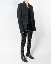 Load image into Gallery viewer, SS14 Blister Black Suede Jacket Sample