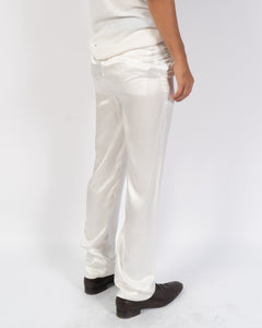 SS14 Ivory Silk Trousers