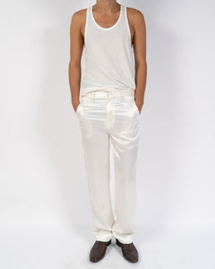 SS14 Ivory Silk Trousers