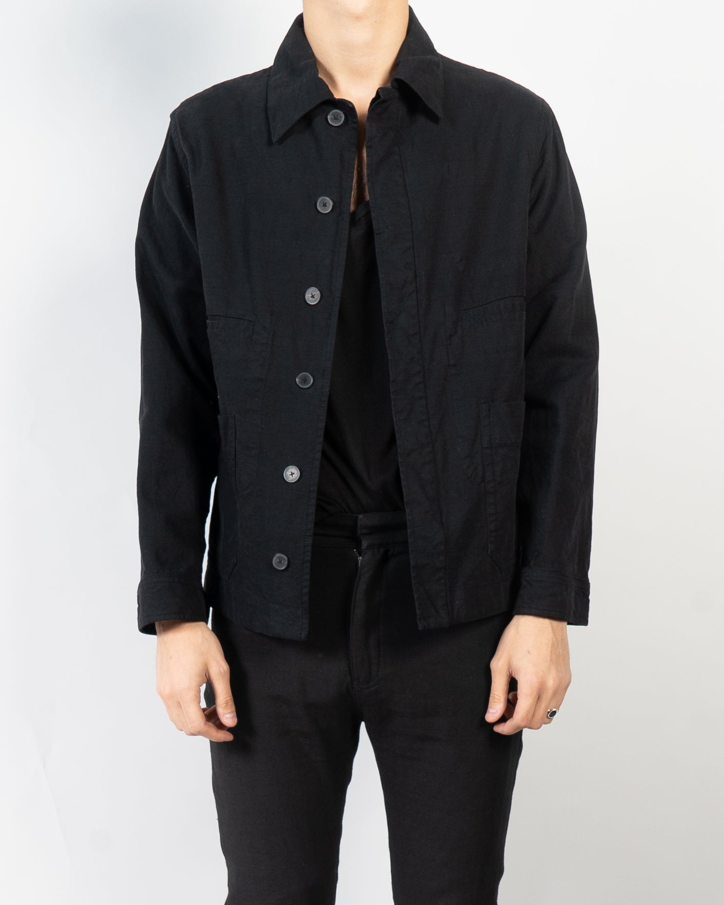 FW19 Crystall Black Workwear Jacket Sample