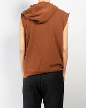 Load image into Gallery viewer, FW20 Rust Brown Sleeveless Perth Hoodie Sample