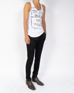 SS19 White Broken Parts Tanktop