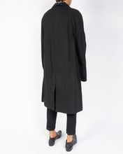 Load image into Gallery viewer, FW16 Oversized Black Hartman Wool Coat Sample