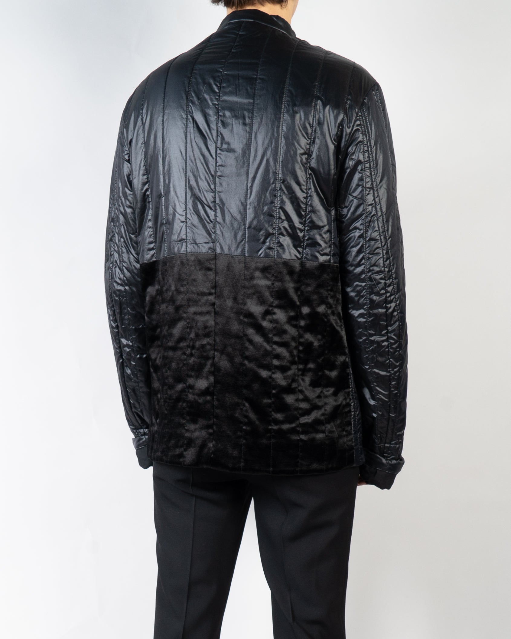 FW18 Black Quilted Straight Jacket Sample