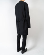 Load image into Gallery viewer, SS17 Antiaris Black Linen Trenchcoat