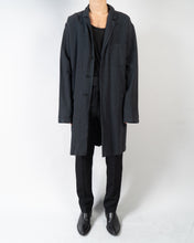 Load image into Gallery viewer, SS17 Anthracite Linen Trenchcoat Sample