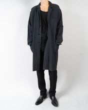 Load image into Gallery viewer, SS17 Anthracite Linen Trenchcoat Sample