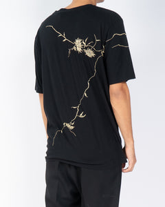 FW18 Golden Floral Embroidery T-Shirt Sample