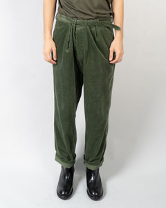 FW20 Green Cord Workwear Trousers