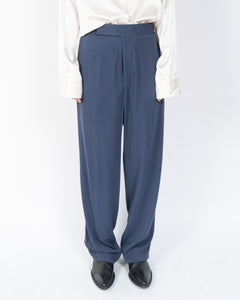 SS19 Bondi Blue Relaxed Sidestripe Trousers