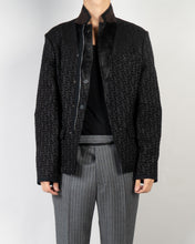 Load image into Gallery viewer, FW20 Black Jacquard Zipped Jacket 1 of 1 Prototype
