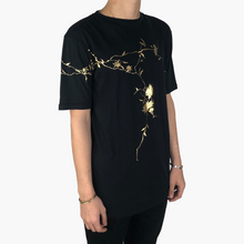 Load image into Gallery viewer, Golden Floral Printed T-Shirt