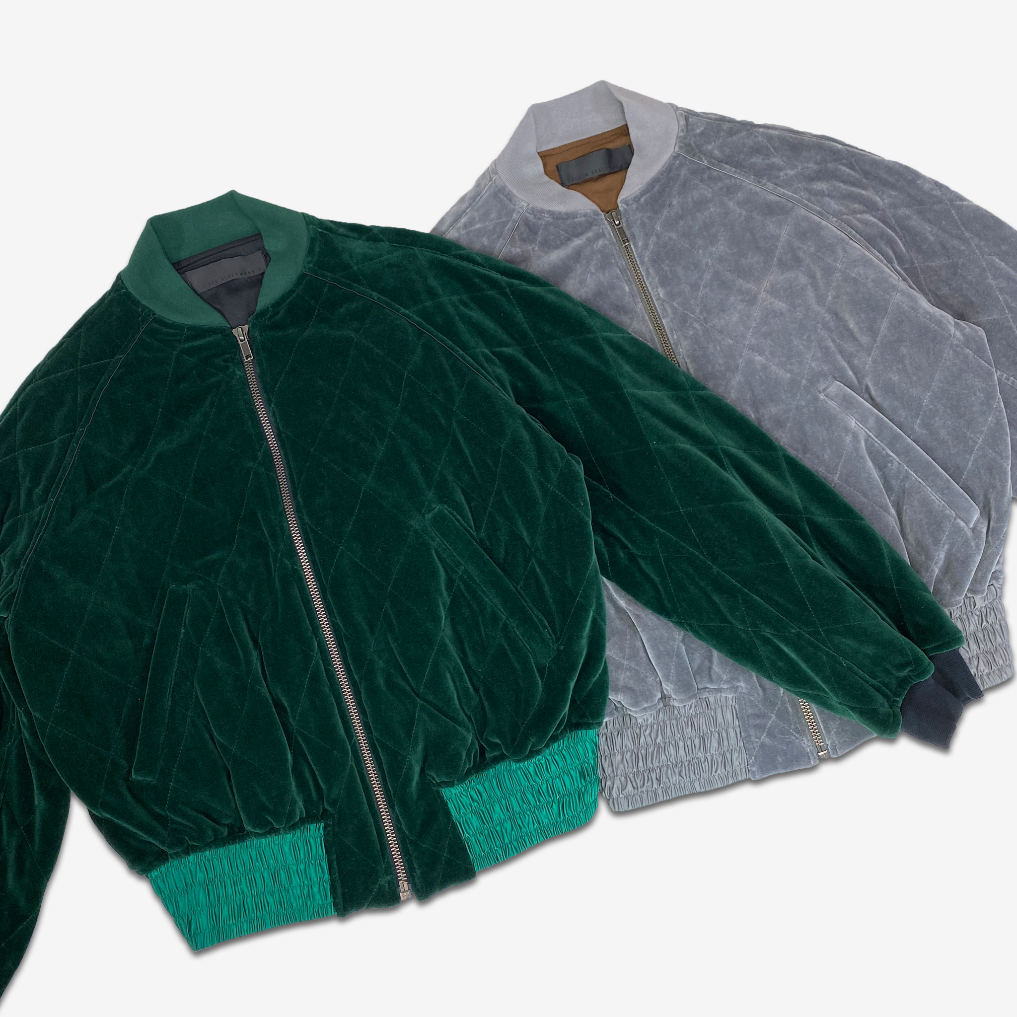 Velvet Quilted Bomber