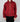 Red Embroidered Runway Zip-Hoodie