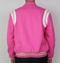 Load image into Gallery viewer, Pink Teddy Bomber Jacket