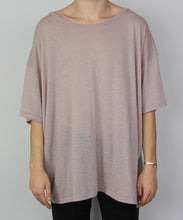 Load image into Gallery viewer, Pale Pink Oversized Cashmere T-Shirt