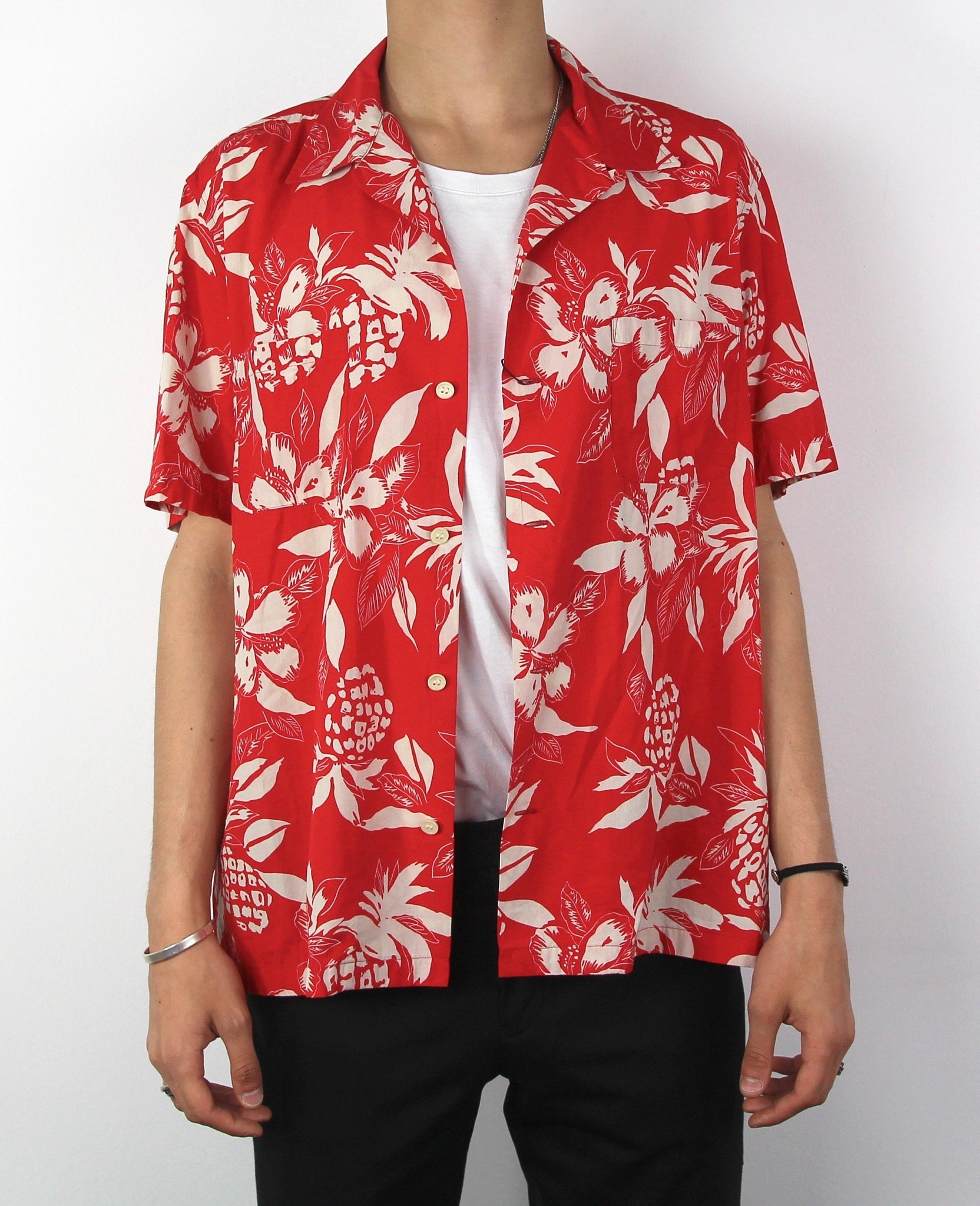 Red Hawai Shirt – Backyardarchive