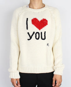 "I Love You" Knit Sweater