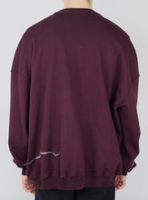 Load image into Gallery viewer, Burgundy Embroidered Crewneck