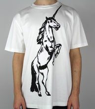 Load image into Gallery viewer, White Unicorn T-Shirt