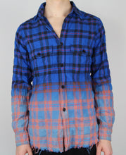 Load image into Gallery viewer, Gradient Distressed Flannel