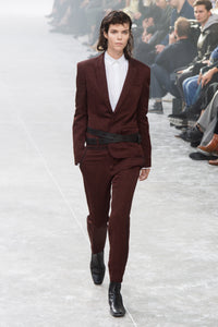 SS19 Chocolate Cropped Runway Blazer