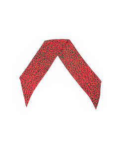 SS16 Red Babycat Neck Bow Scarf