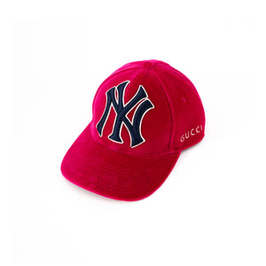 NY Yankees Logo Velour Hat
