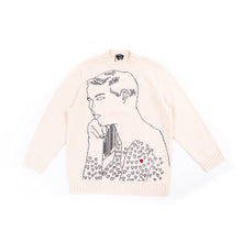 Load image into Gallery viewer, FW18 Beige Andy Warhol Intarsia Wool Knit