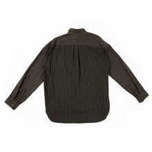 Load image into Gallery viewer, FW14 Striped Brown Fleecewool Shirt
