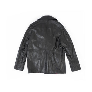 FW17 Double Breasted Leather Coat 1 of 1 Sample