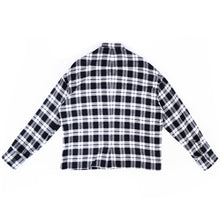 Load image into Gallery viewer, FW17 Mandarin Collar Checked Wool Flannel