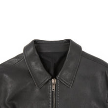 Load image into Gallery viewer, SS16 White Stitched Kasar Leather Jacket