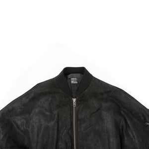 FW18 Oversized Sample Leather Bomber Jacket