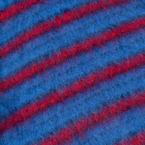 Blue Striped Mohair Knit