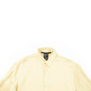 FW19 Yellow Satin Contrast Shirt