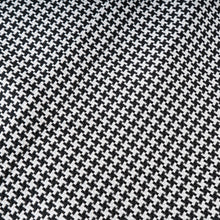 Load image into Gallery viewer, SS19 Black &amp; White Houndstooth Silk Shirt