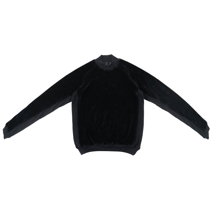 SS19 Black Velvet Crewneck