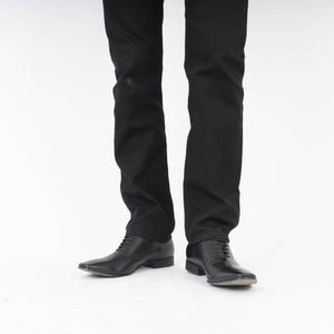 SS18 Black Calf Leather Derby