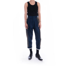 Load image into Gallery viewer, SS17 Blue Jacquard Orbai Trousers 1 of 1 Sample