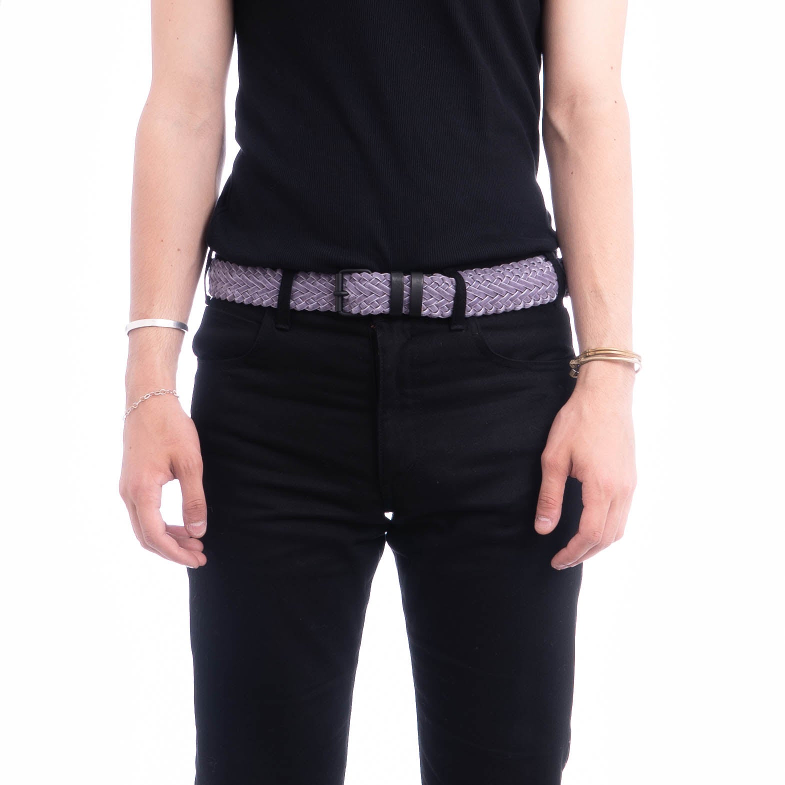 SS18 Lilac Velvet Belt