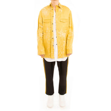 Load image into Gallery viewer, FW18 Yellow Floral Silk/Linen Shirt