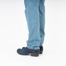 Load image into Gallery viewer, FW18 Navy Chunky Suede Boots