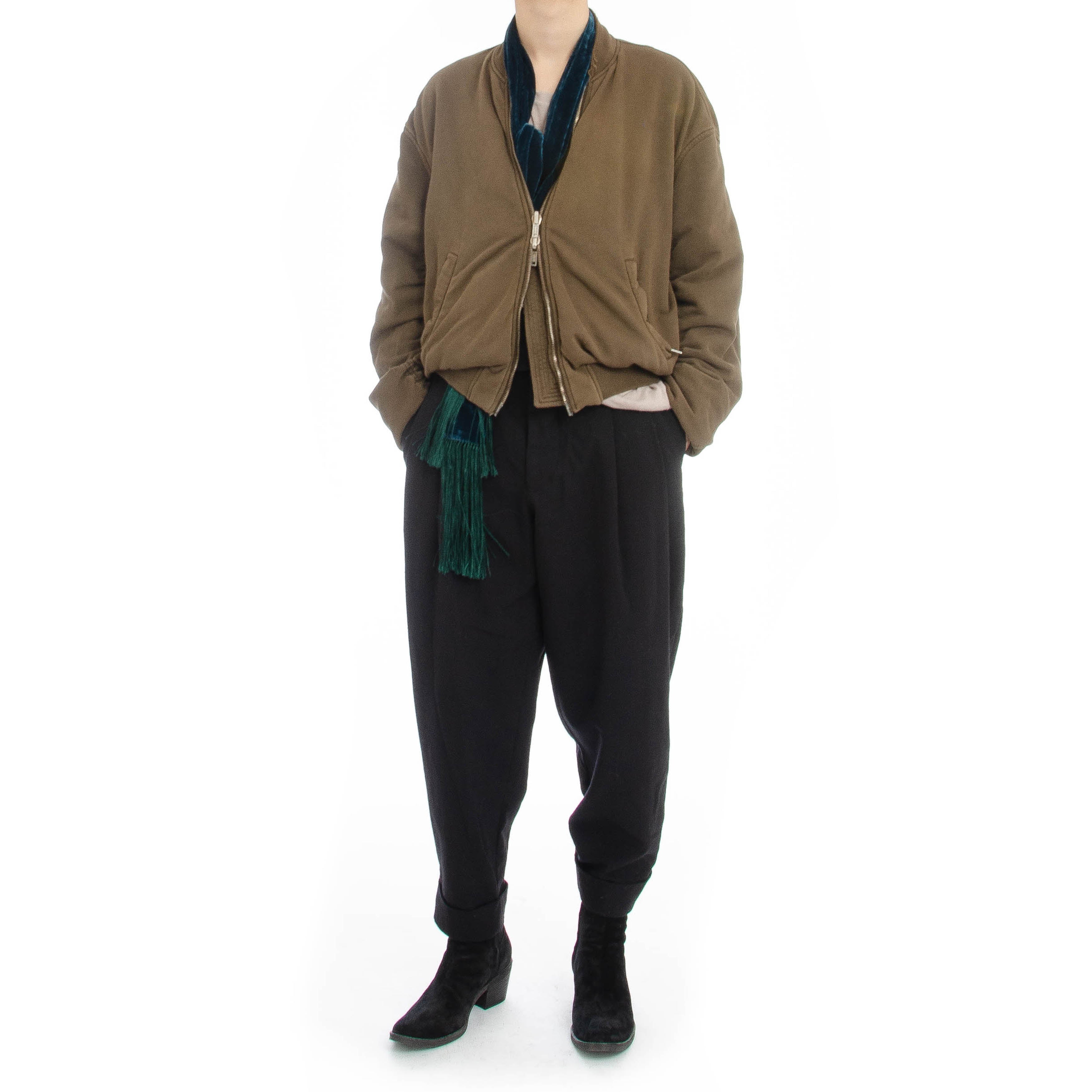 FW15 Belted Cummerbund Trousers