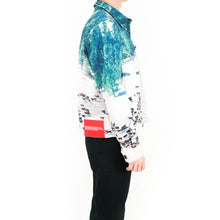 Load image into Gallery viewer, Bull Printed Landscape Denim Jacket