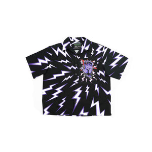 FW18 Purple Lightning Frankenstein Cotton Shirt